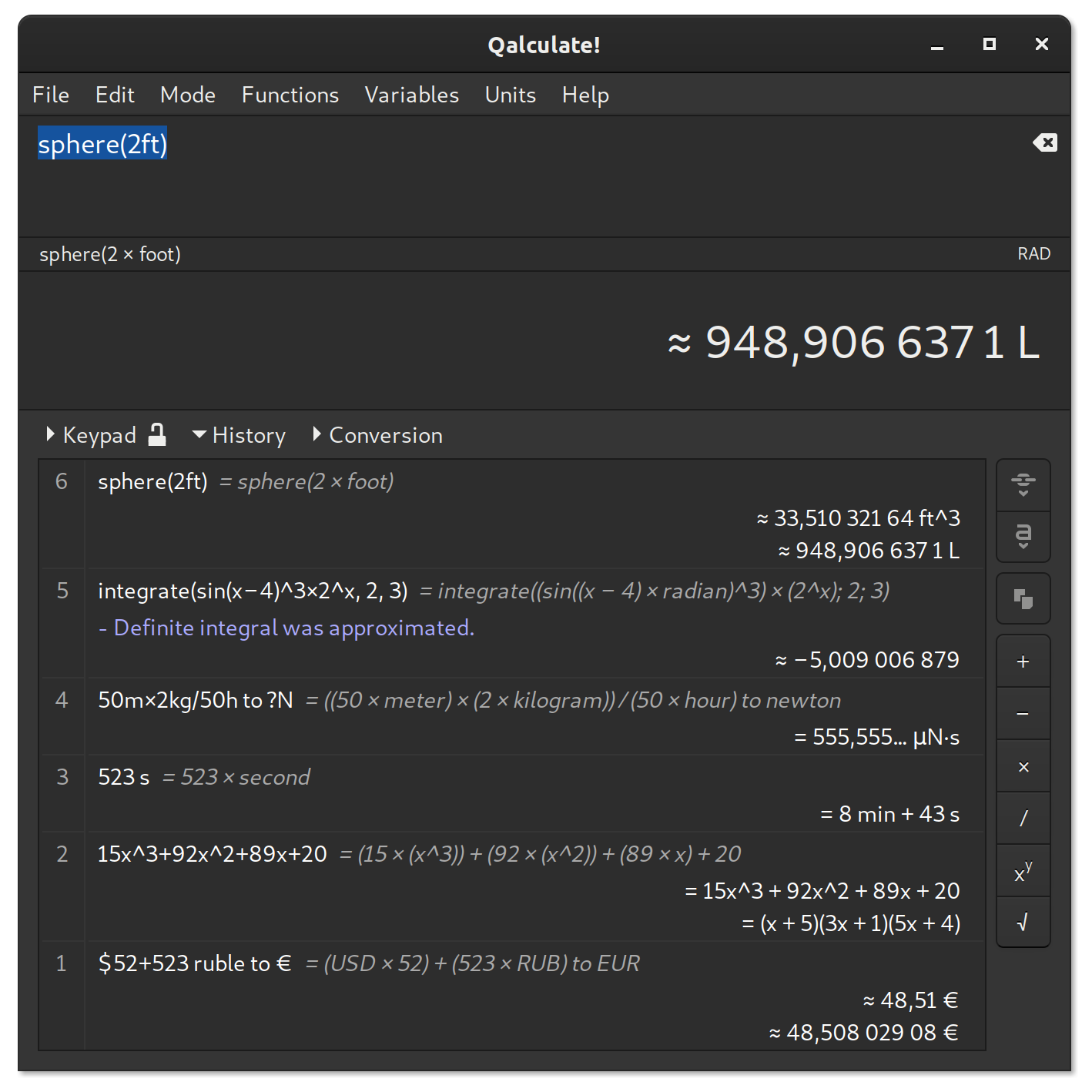 出自 qalculate.github.io